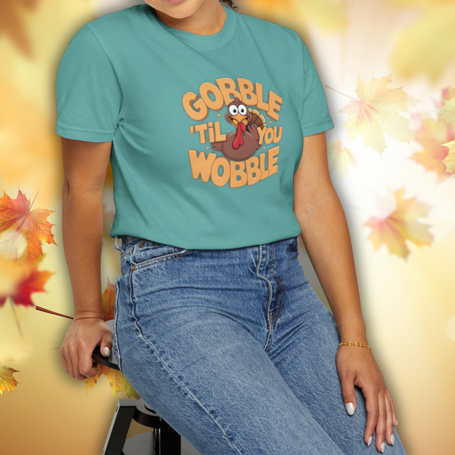 Gobble 'Til You Wobble - Thanksgiving T-Shirt Unisex