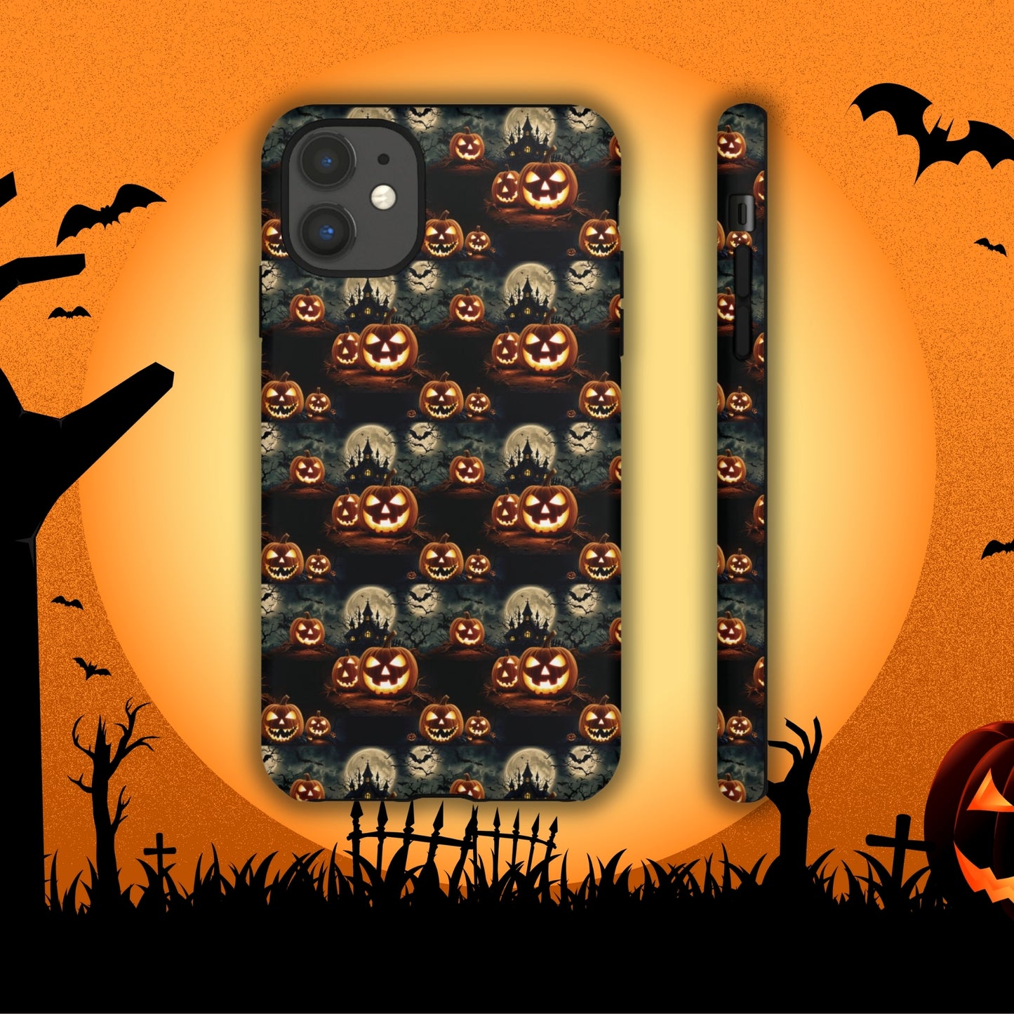 Halloween Haunted Pattern - Halloween Phone Case