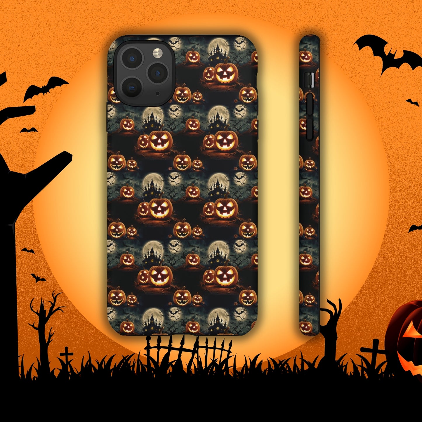 Halloween Haunted Pattern - Halloween Phone Case