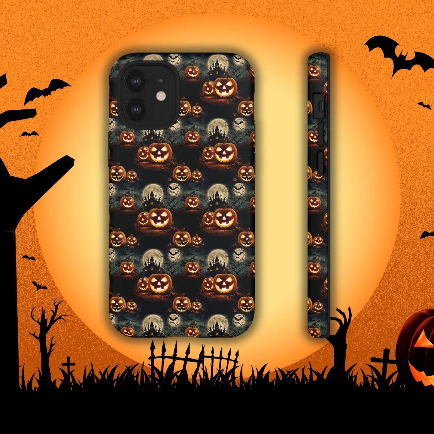 Halloween Haunted Pattern - Halloween Phone Case