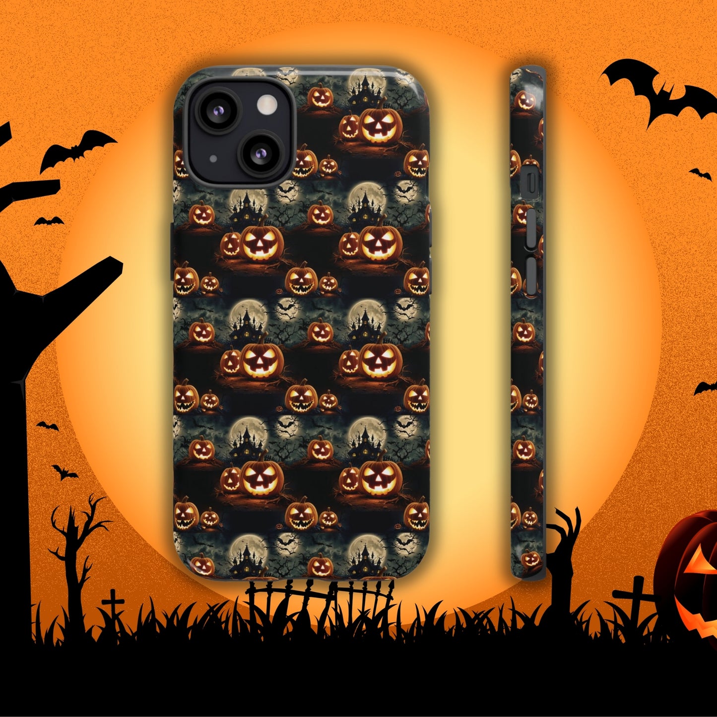 Halloween Haunted Pattern - Halloween Phone Case