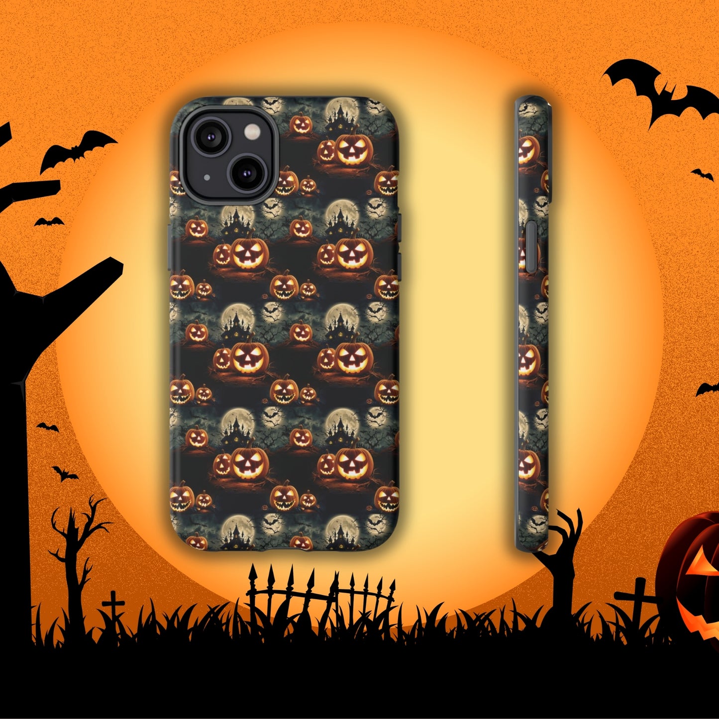 Halloween Haunted Pattern - Halloween Phone Case