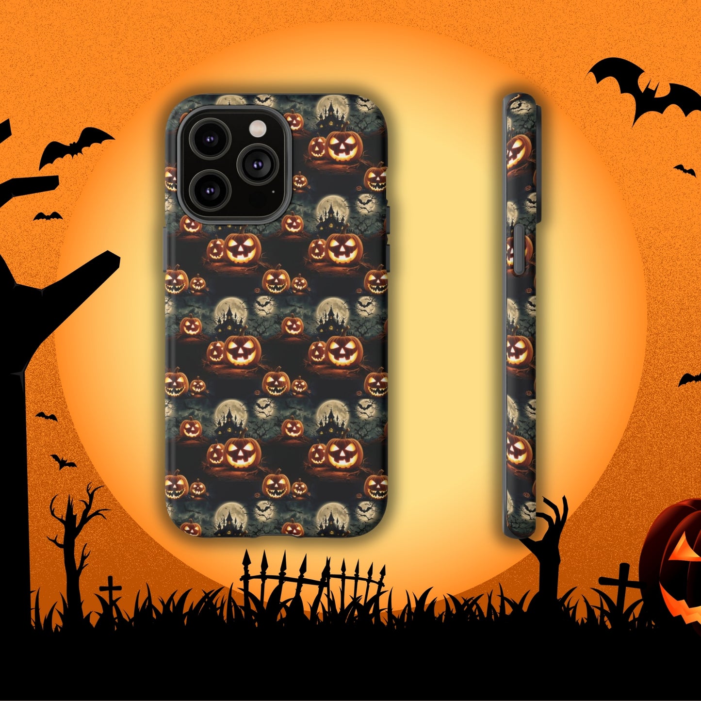 Halloween Haunted Pattern - Halloween Phone Case