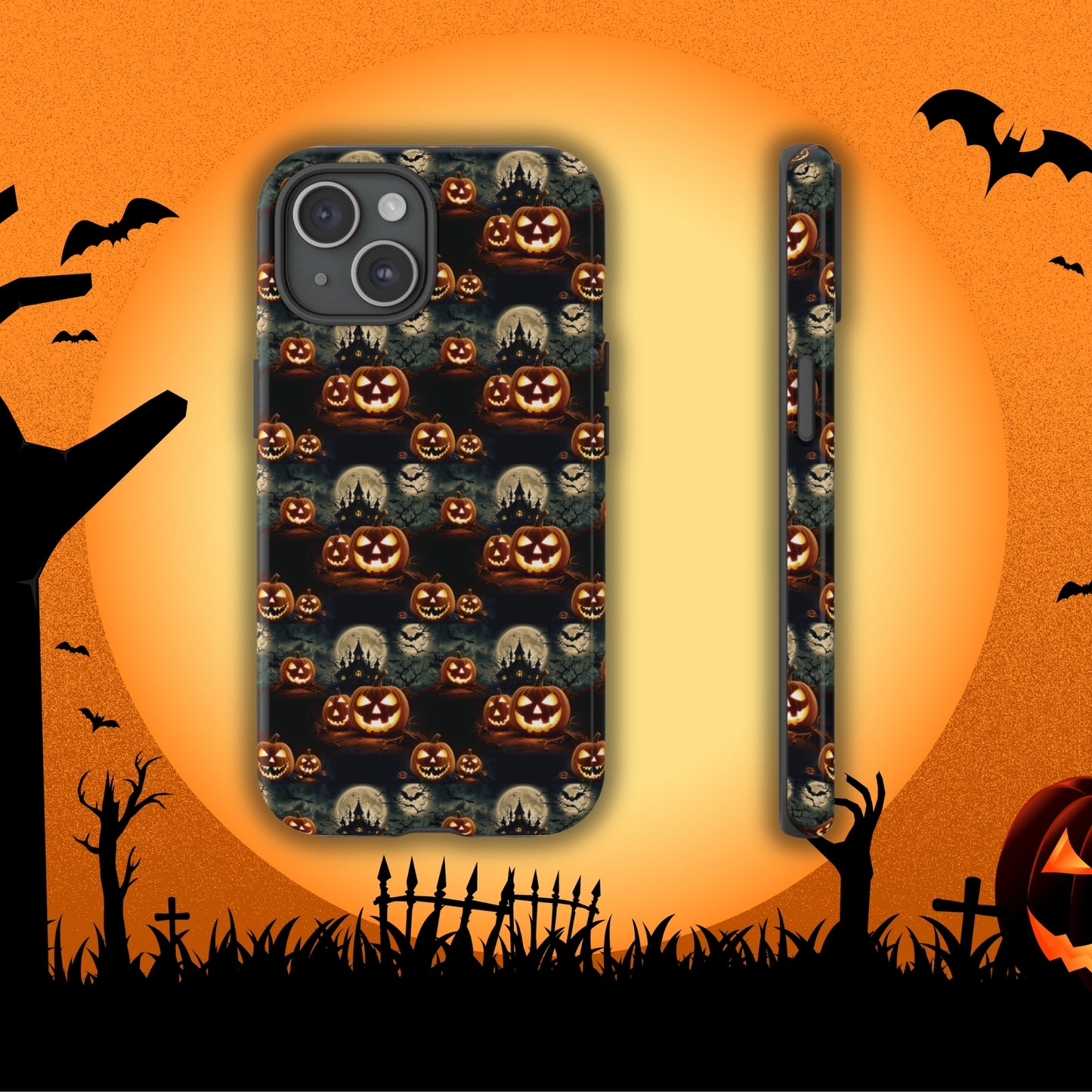 Halloween Haunted Pattern - Halloween Phone Case