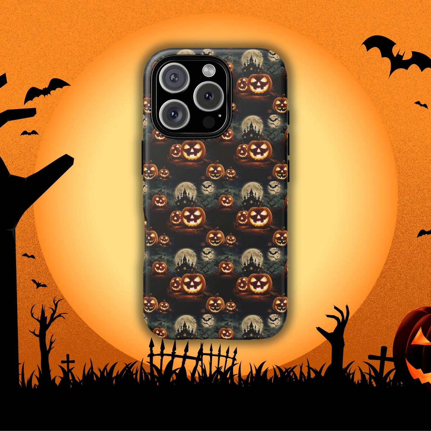 Halloween Haunted Pattern - Halloween Phone Case