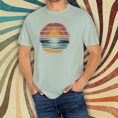 Retro Sunset - Retro Style T-Shirt Unisex