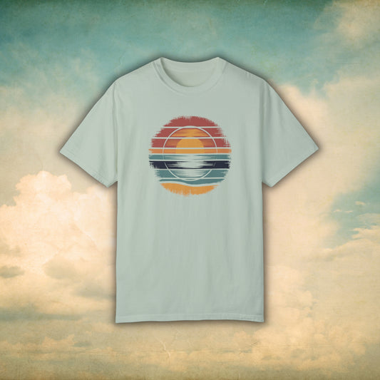 Retro Sunset - Retro Style T-Shirt Unisex