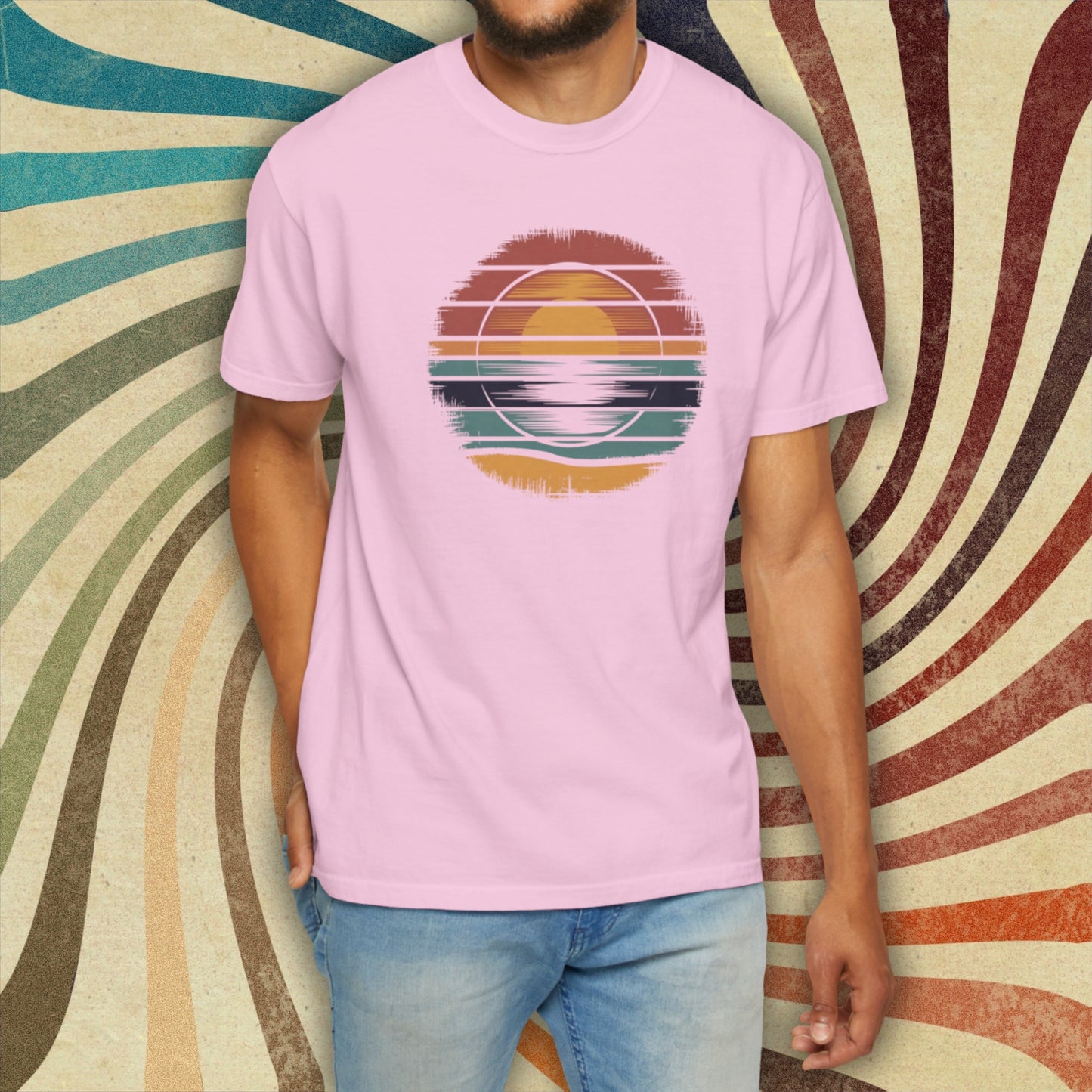 Retro Sunset - Retro Style T-Shirt Unisex