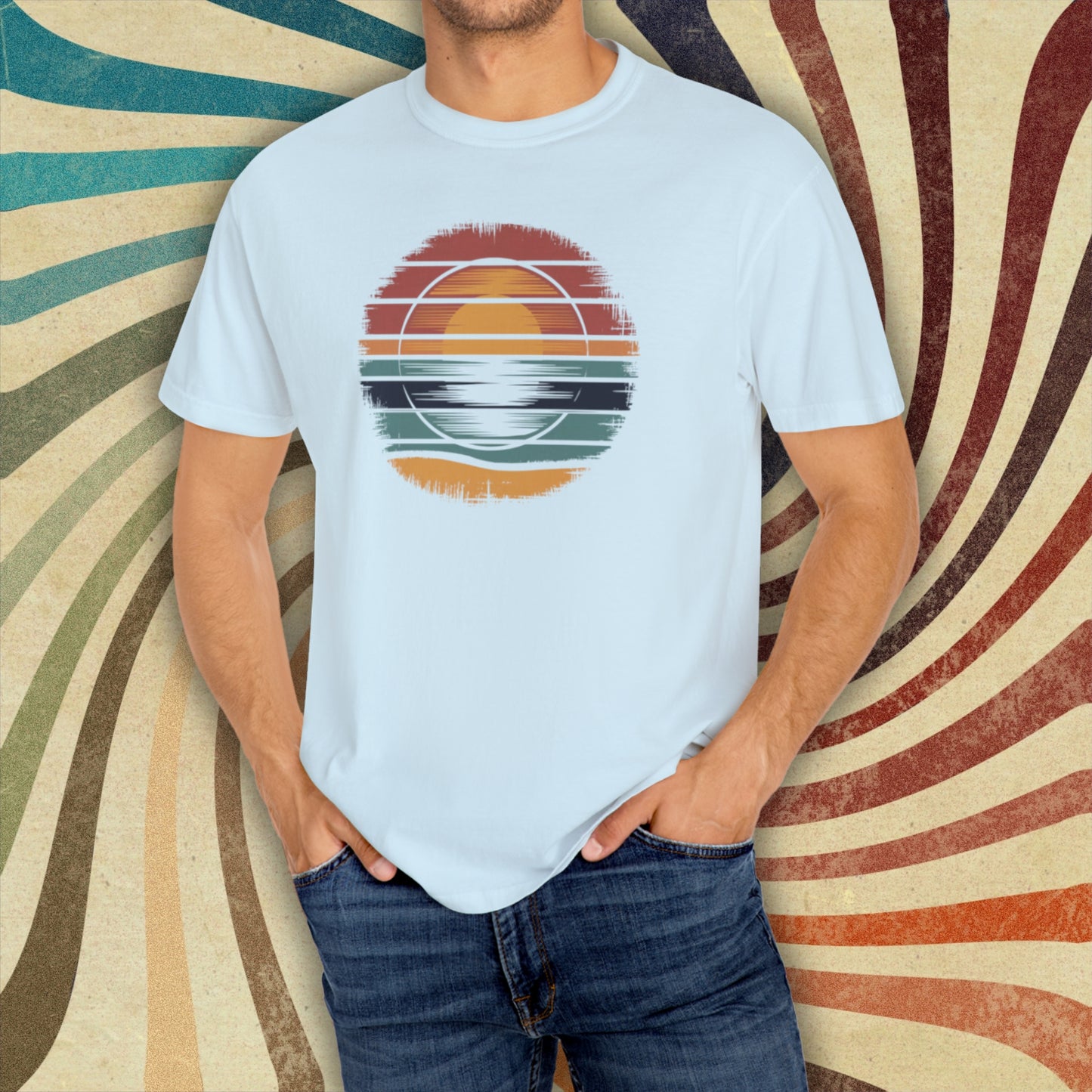 Retro Sunset - Retro Style T-Shirt Unisex