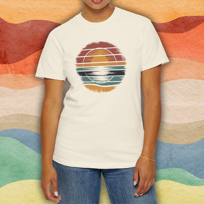 Retro Sunset - Retro Style T-Shirt Unisex