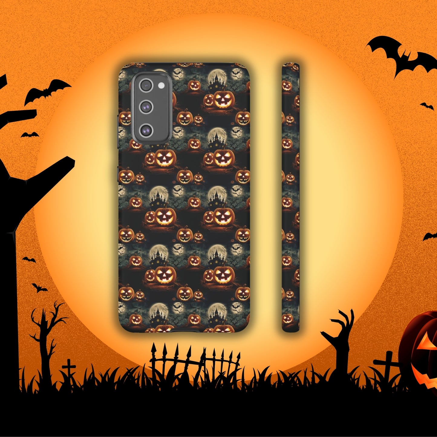 Halloween Haunted Pattern - Halloween Phone Case