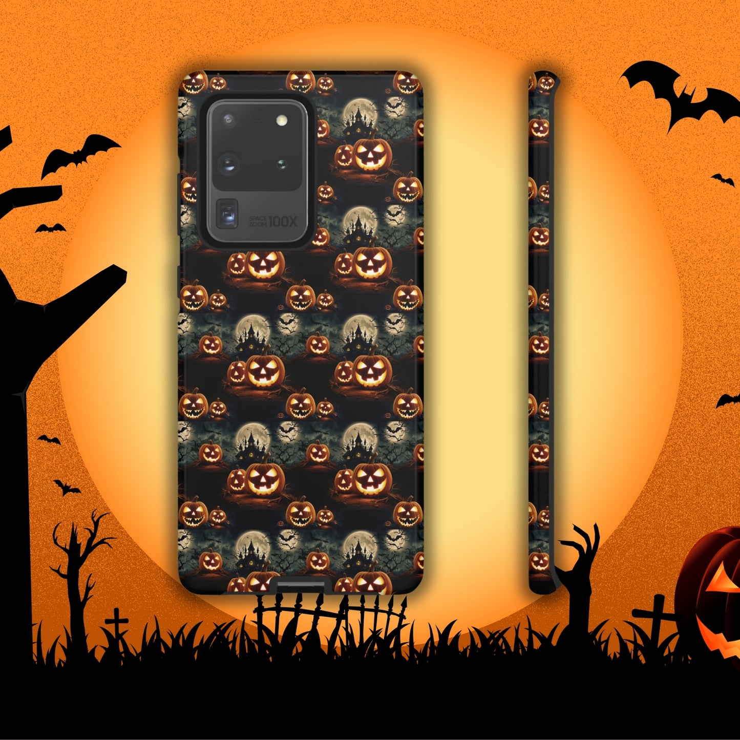 Halloween Haunted Pattern - Halloween Phone Case