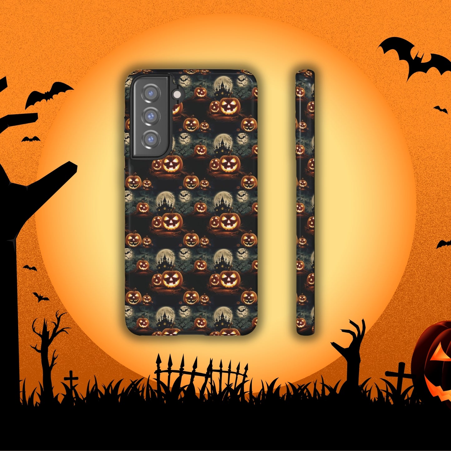 Halloween Haunted Pattern - Halloween Phone Case