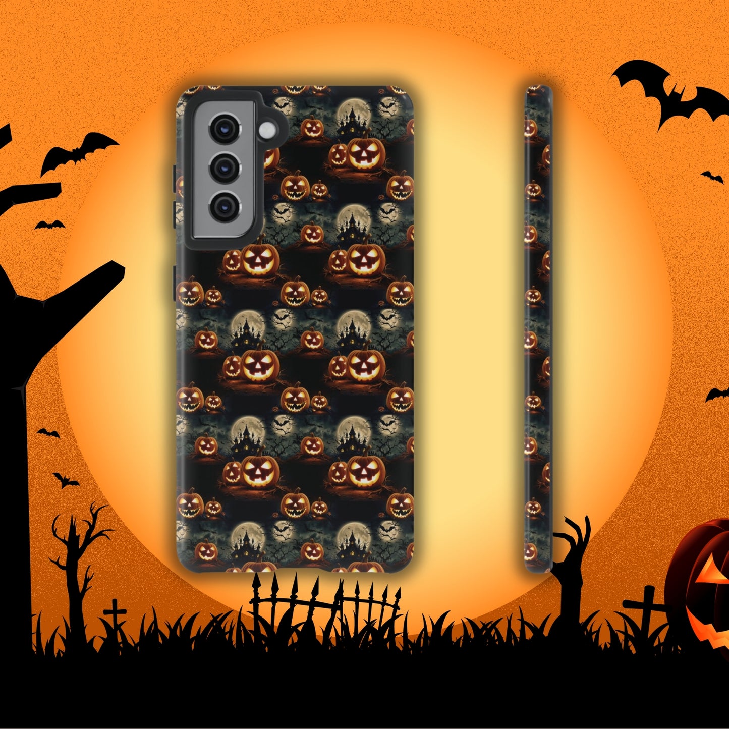 Halloween Haunted Pattern - Halloween Phone Case