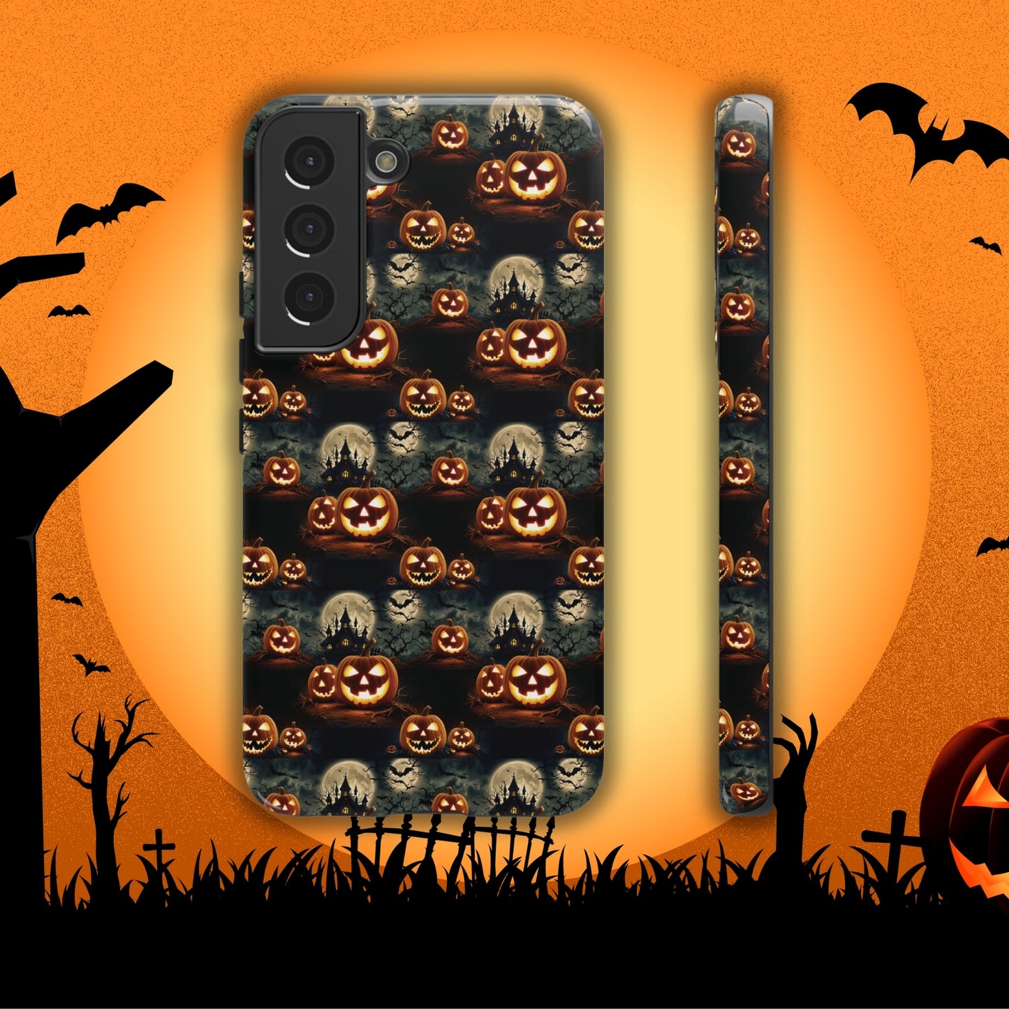 Halloween Haunted Pattern - Halloween Phone Case