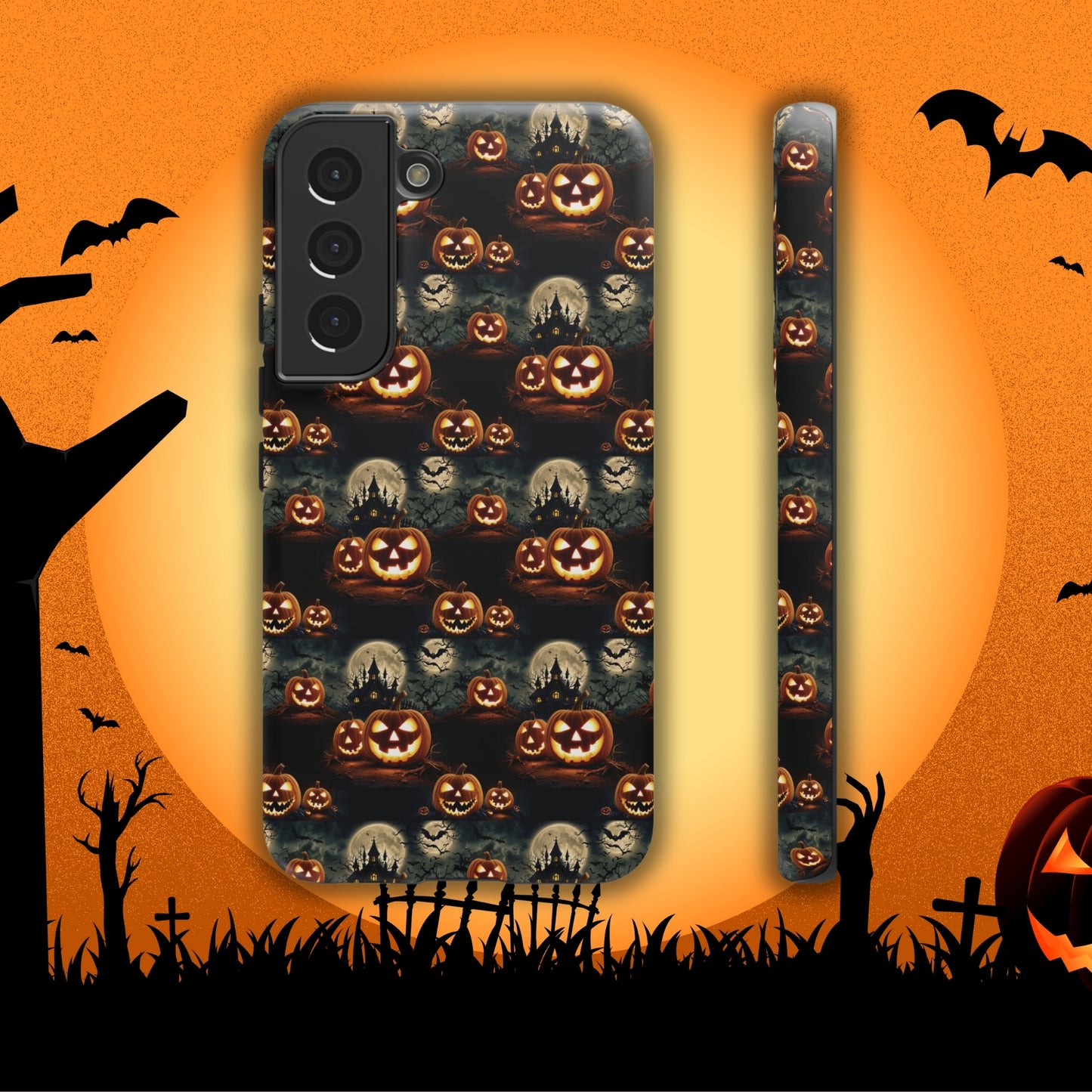 Halloween Haunted Pattern - Halloween Phone Case